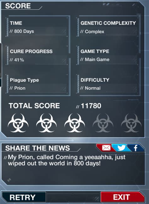 how to beat prion on normal|Prion Victory achievement in Plague Inc: Evolved.